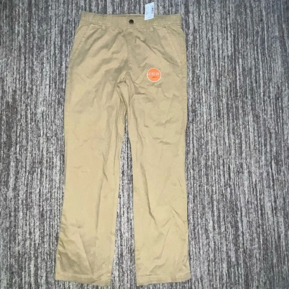 The Children’s Place Boys Size 10 Pull On Khaki Pants Tan Stretch‎ Uniform
